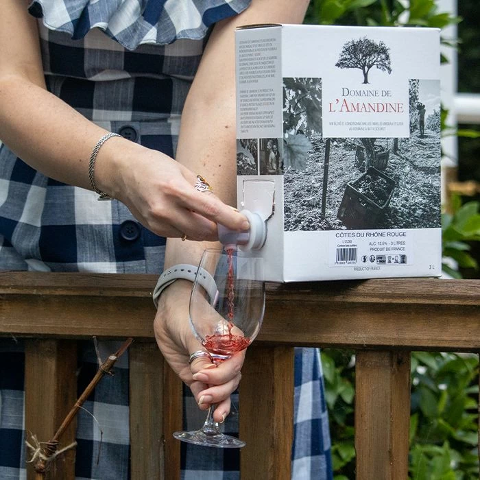 Domaine De L'Amandine Rouge, Côtes Du Rhône 3 Litre BIB 3 Domaine De L'Amandine Rouge, Côtes Du Rhône 3 Litre BIB