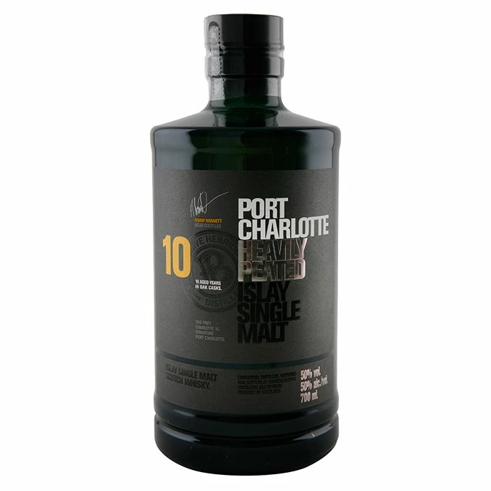 Port Charlotte 10 Year Old, Heavily Peated, Islay Single Malt Whisky, 50% Vol 3 Port Charlotte 10 Year Old, Heavily Peated, Islay Single Malt Whisky, 50% Vol