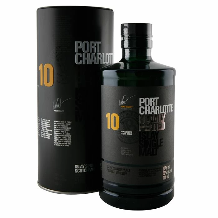Port Charlotte 10 Year Old, Heavily Peated, Islay Single Malt Whisky, 50% Vol 4 Port Charlotte 10 Year Old, Heavily Peated, Islay Single Malt Whisky, 50% Vol - Image 2