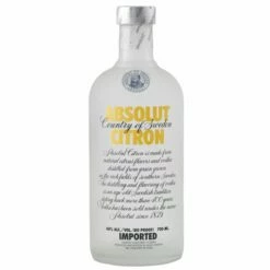 Absolut Citron Vodka, Sweden, 40% Vol